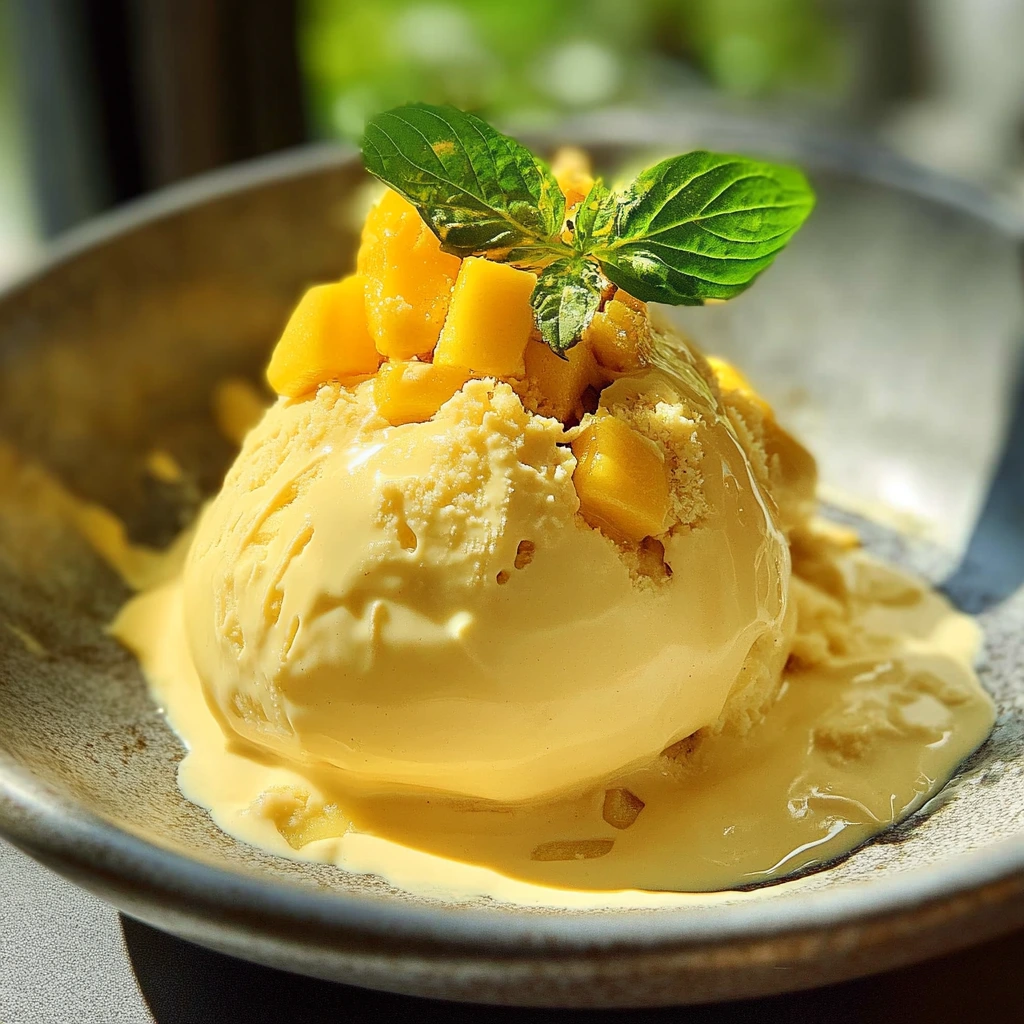 Kesar-Mango-Eiscreme