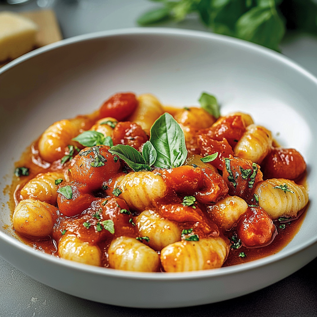 Schnelle Gnocchi-Pfanne mit Tomatensauce - Lecker Familie