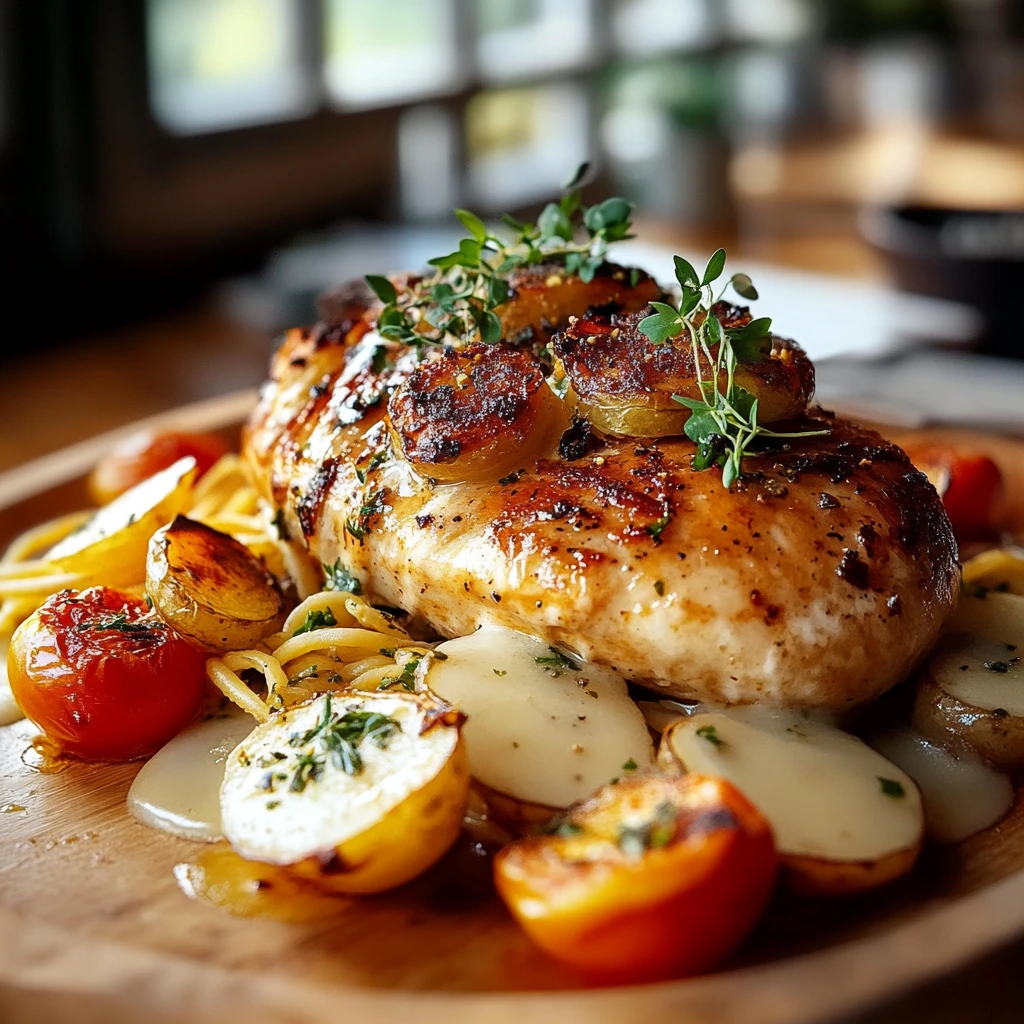 Beste geschmorte Hähnchenbrust