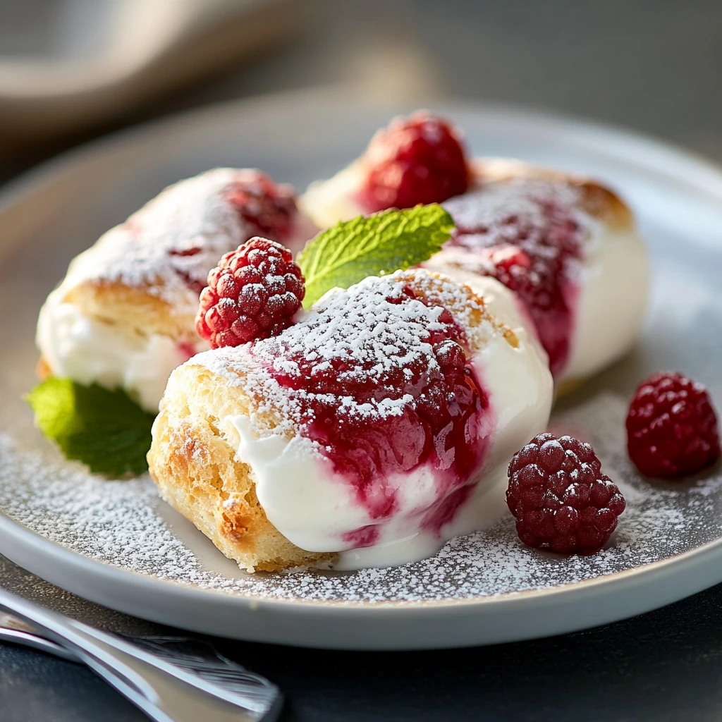 Beste Himbeer-Hörnchen