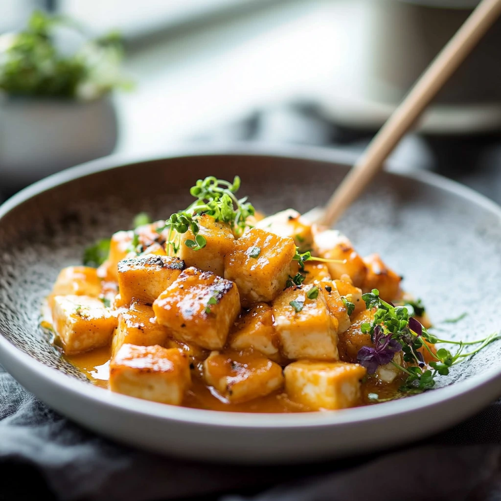 Veganes Orangen-Tofu-Rezept