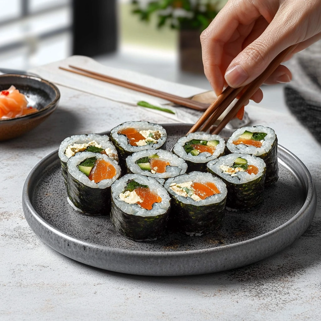 Koreanische Sushi-Rollen