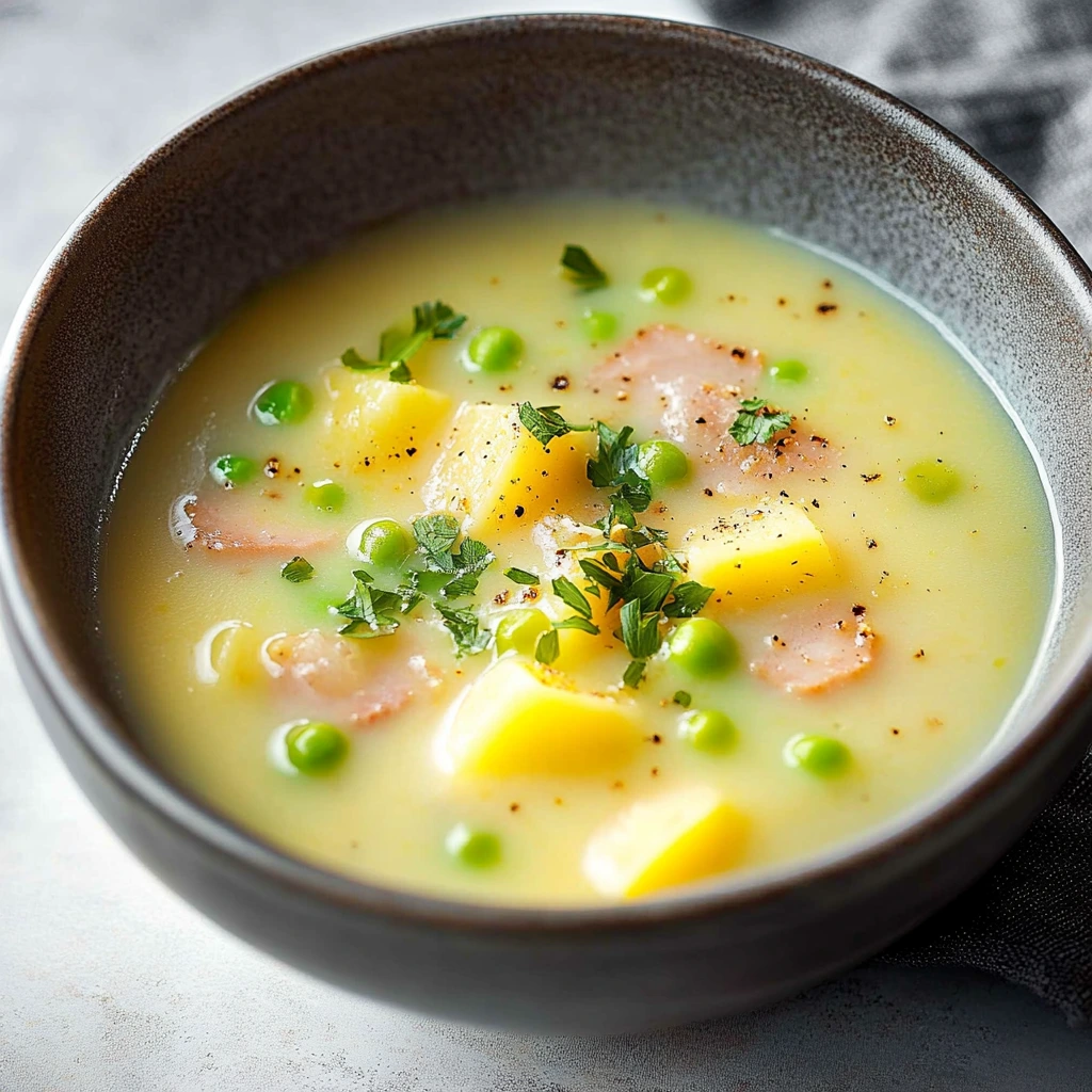 Cremige Schinken-Kartoffel-Suppe