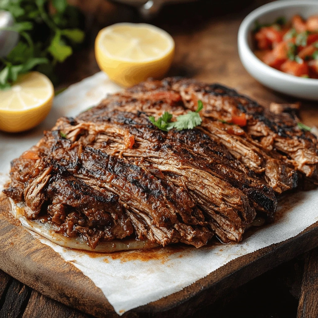 Mexikanisches Barbacoa (gegrilltes Fleisch)