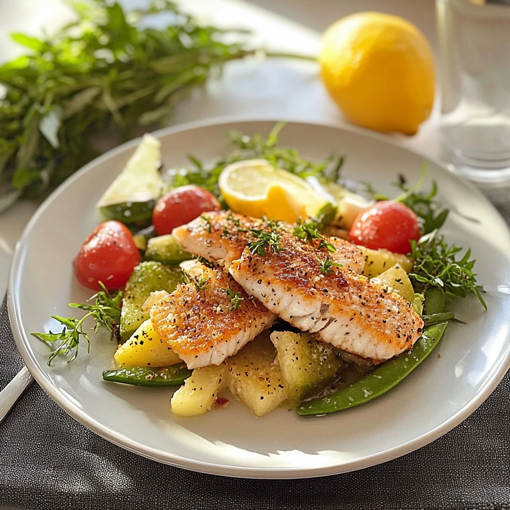 Lachssalat aus der Heißluftfritteuse