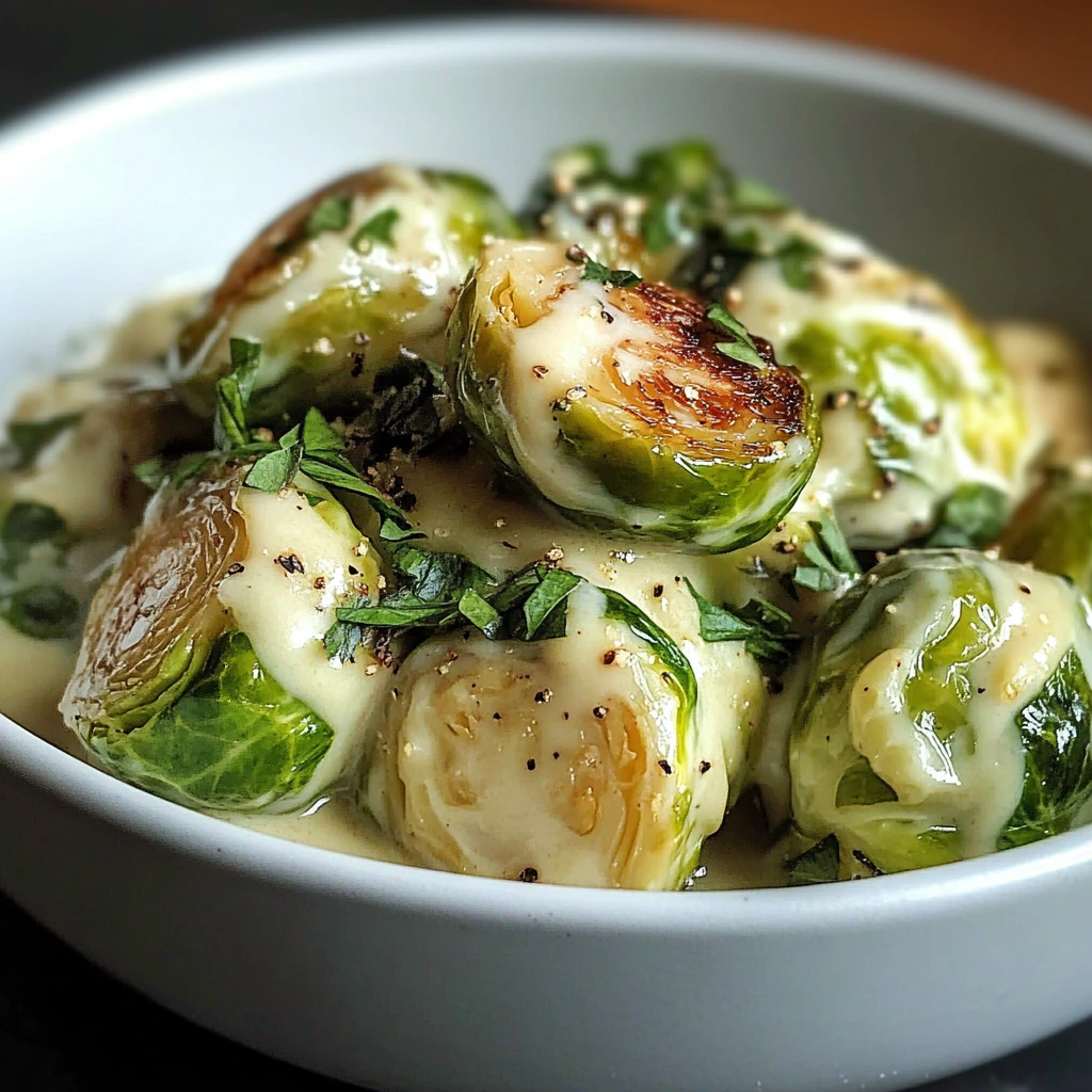 Cremiger Winter-Rosenkohl