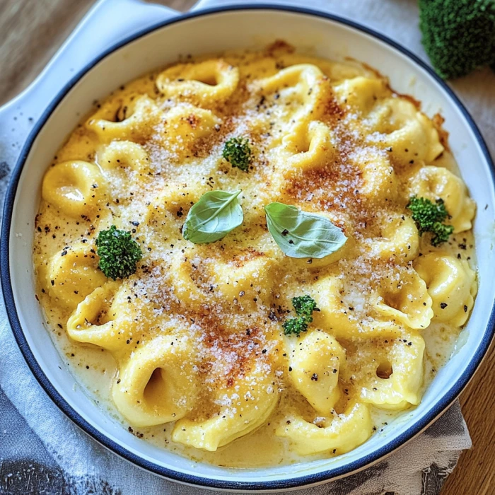 Tortellini Casserole in Cream Sauce