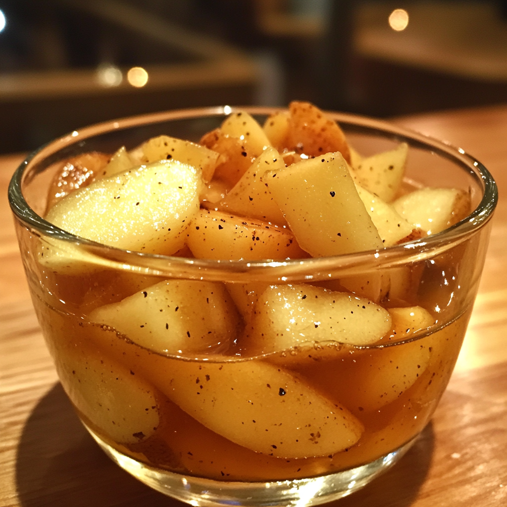 Apfel-Schnaps mit Muskatnuss und Ingwer