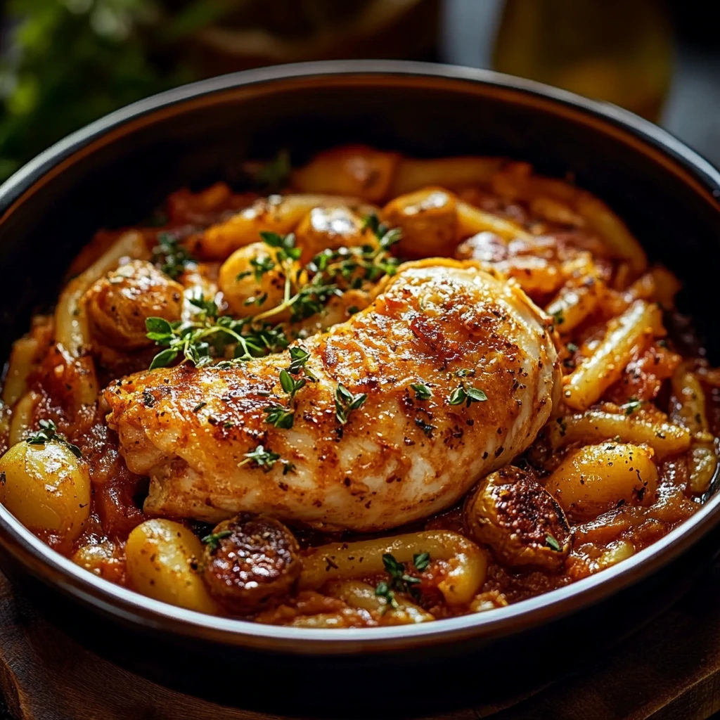 Pollo con cacahuete en olla de cocción lenta