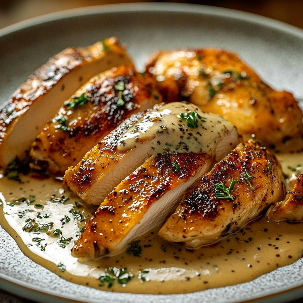 Pollo cremoso al estilo Hidden Valley Ranch