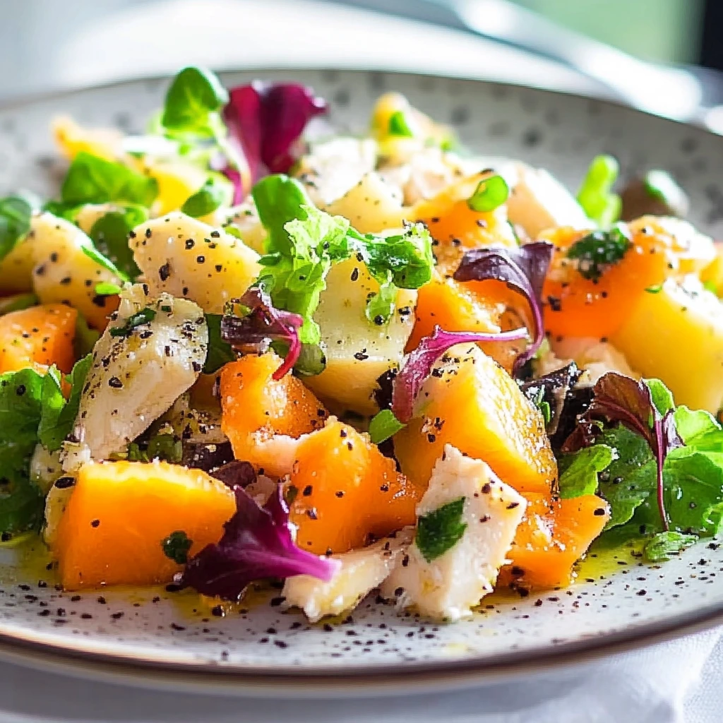 FODMAP-armer Hühnchen-Papaya-Salat