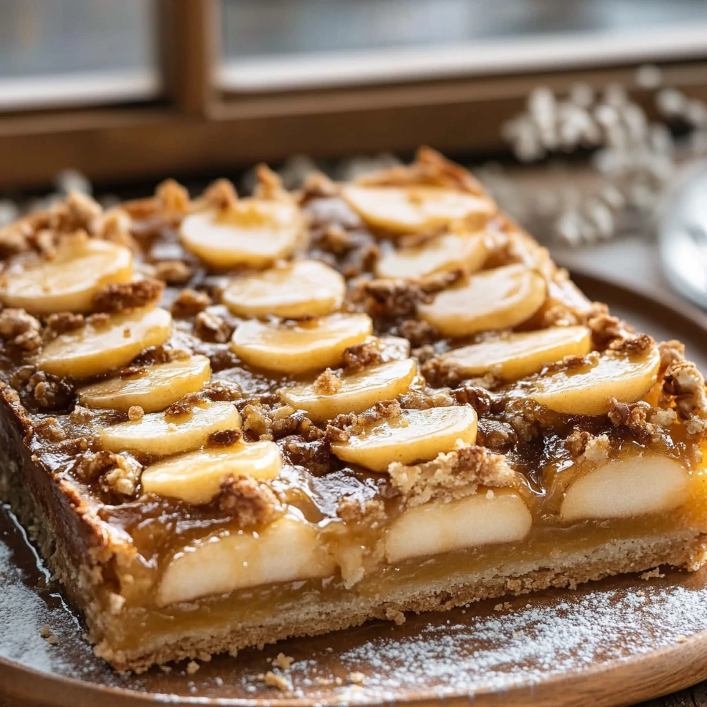 Apfelkuchen mit Haselnuss-Frangipane