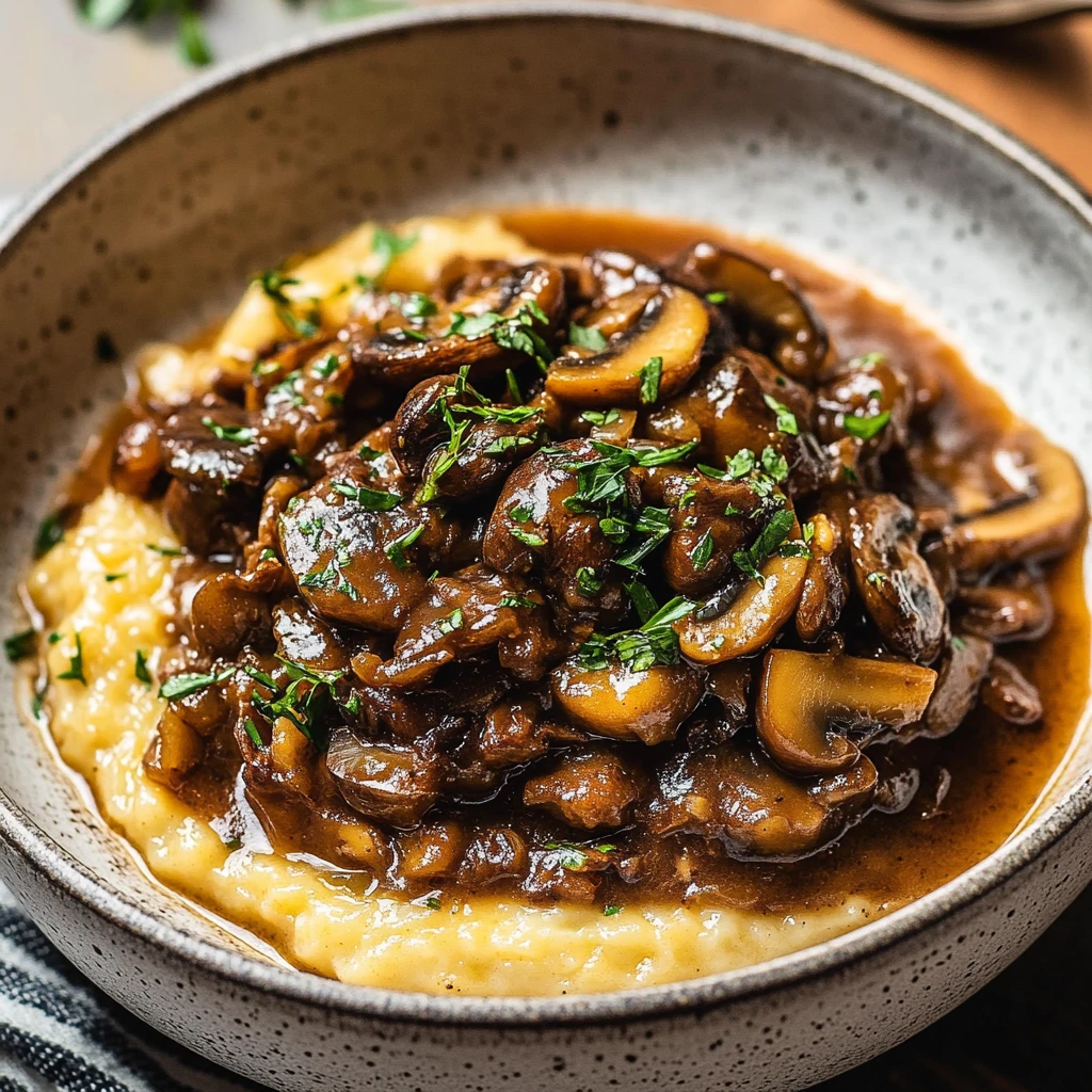 Rezept für Champignon-Bourguignon
