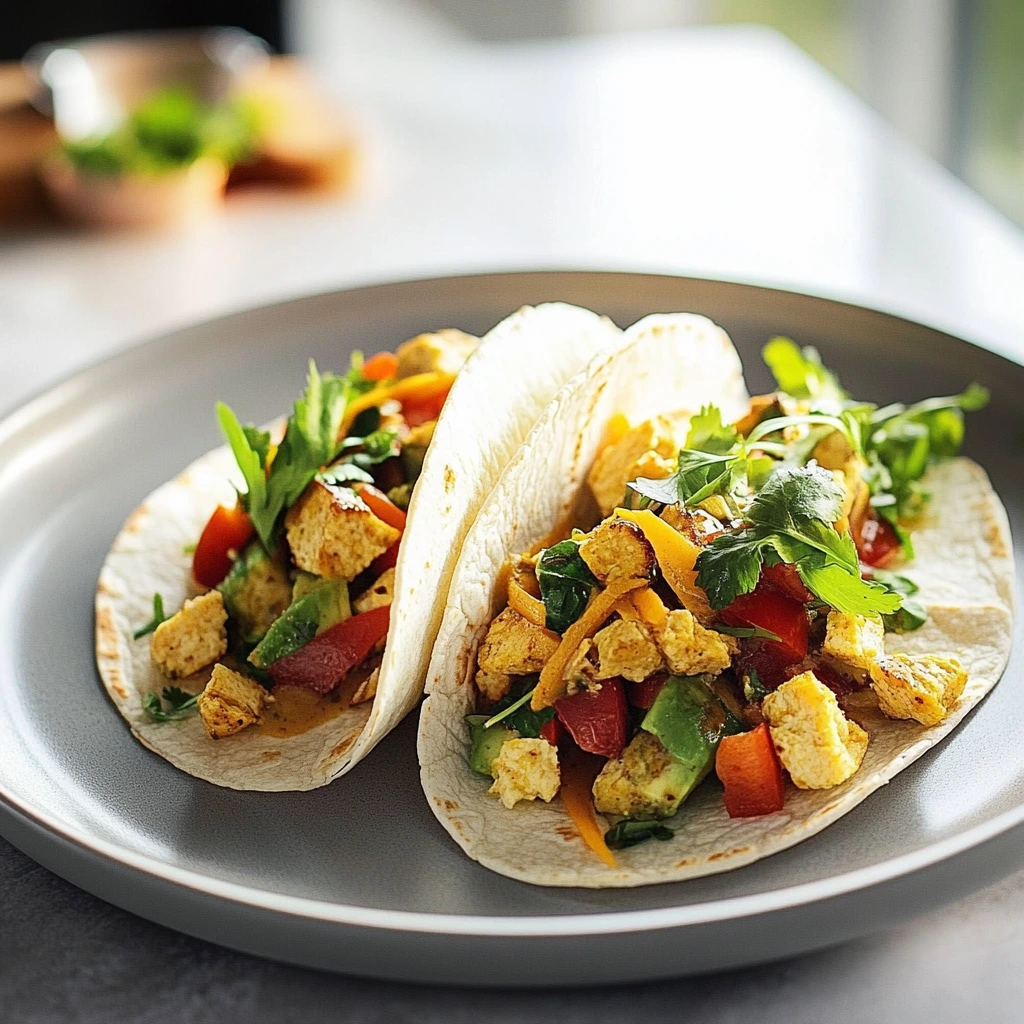 Gesunde Frühstückstacos