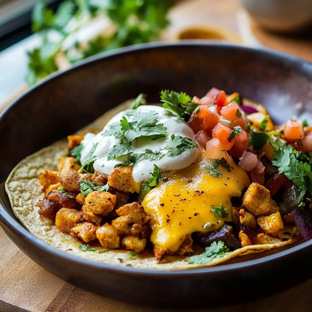 Mexikanische Frühstücksschüsseln