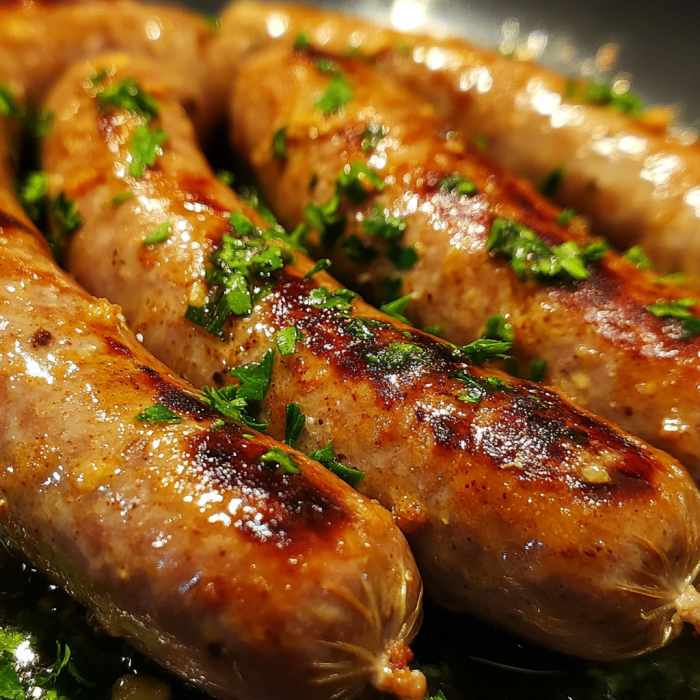 Frühstückswurst mit Hühnchen