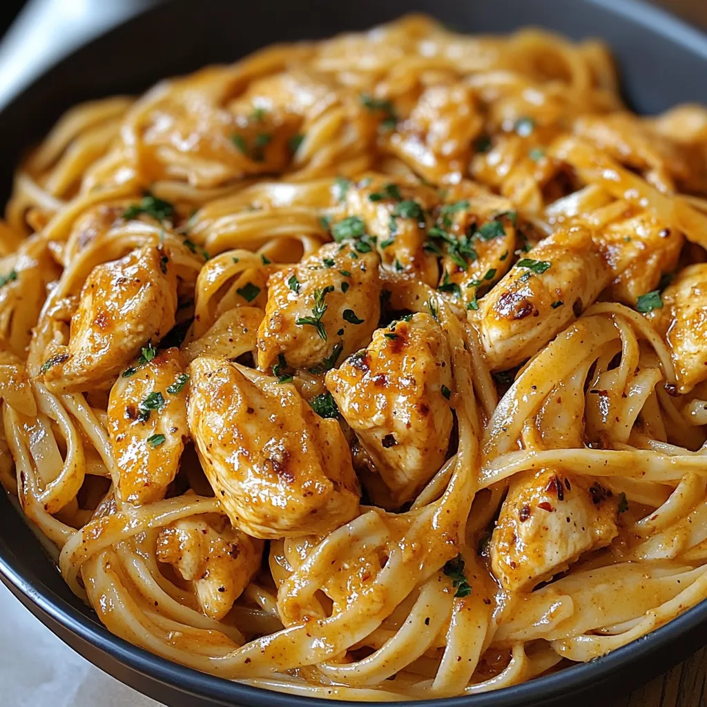 COWBOY BUTTER CHICKEN LINGUINE