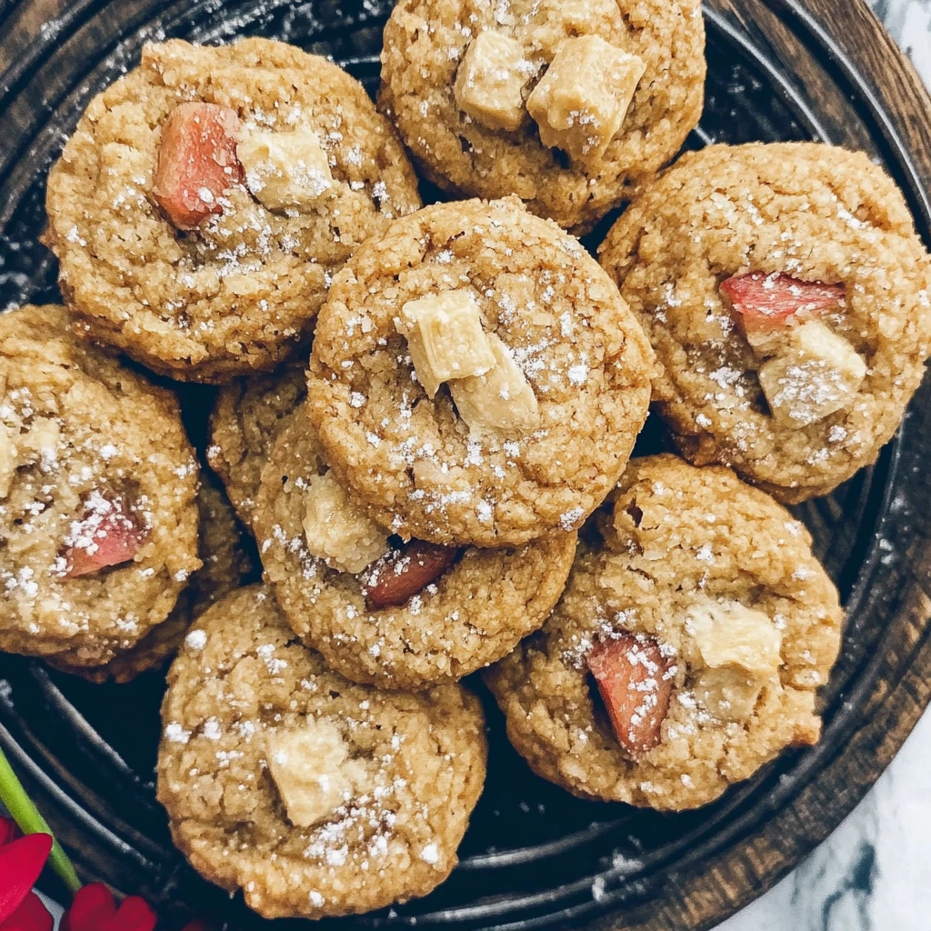Vegane Apfel-Cookies mit Haferflocken