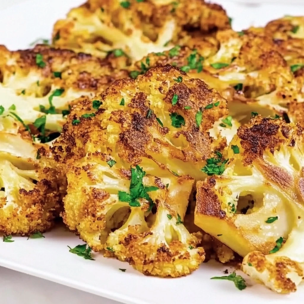 Knuspriger Blumenkohl-Snack aus dem Ofen