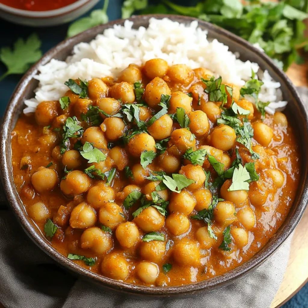 Einfaches Veganes Kichererbsen-Curry – In 30 Minuten fertig!