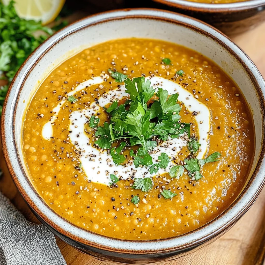 Orientalische Linsensuppe – Cremig, Würzig & In 25 Minuten Fertig
