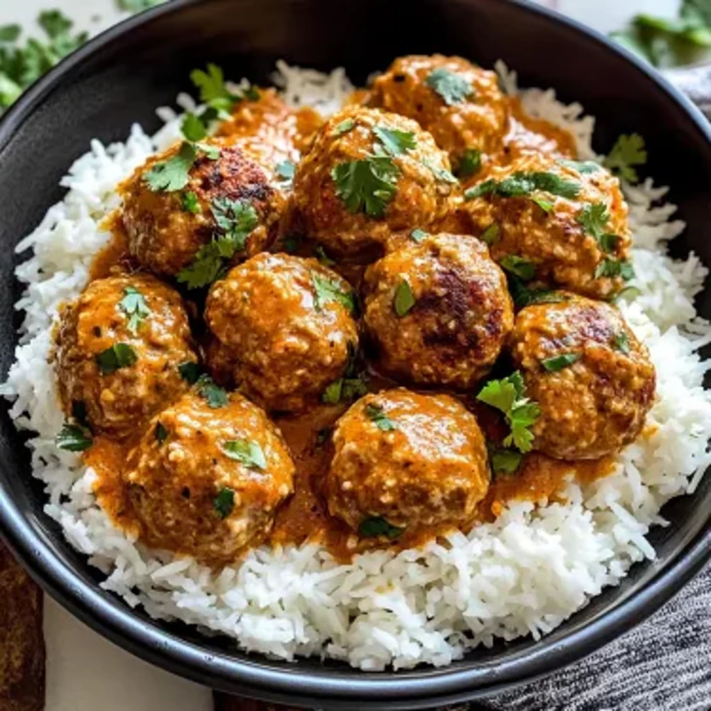 Thai Red Curry Fleischbällchen