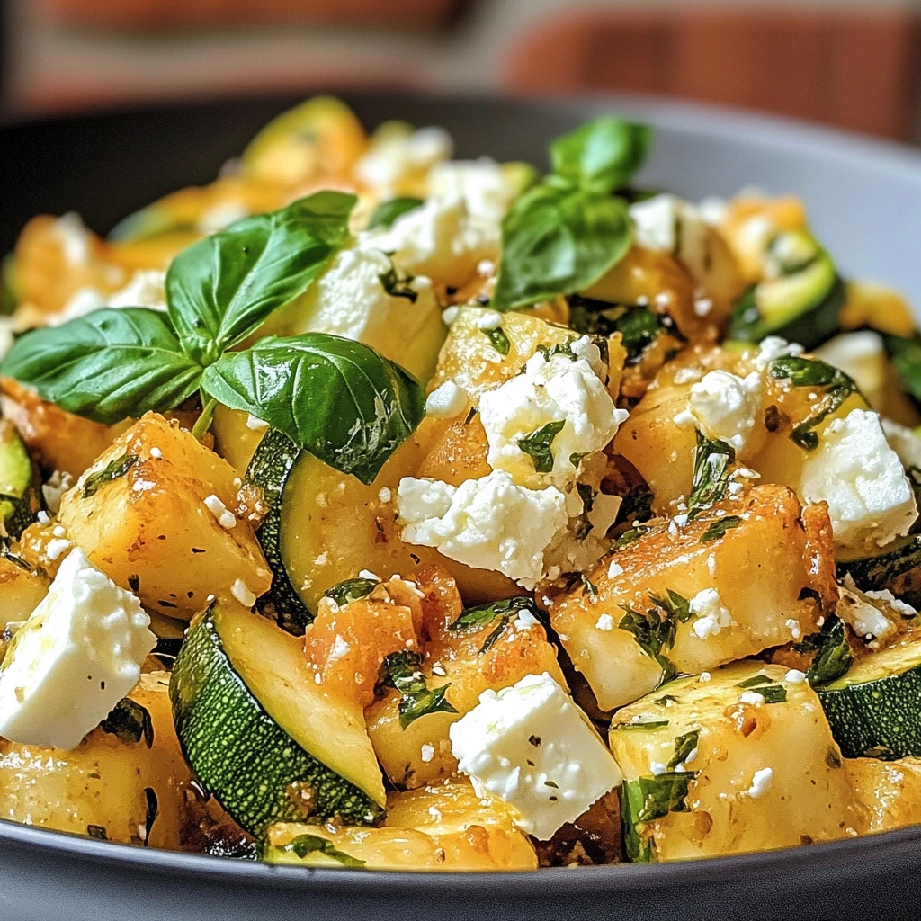 Zucchini-Reis-Pfanne mit Feta: Mediterranean One-Pan Wonder