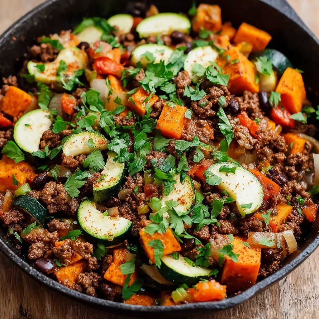 Hackfleisch-Gemüse-Pfannenmix