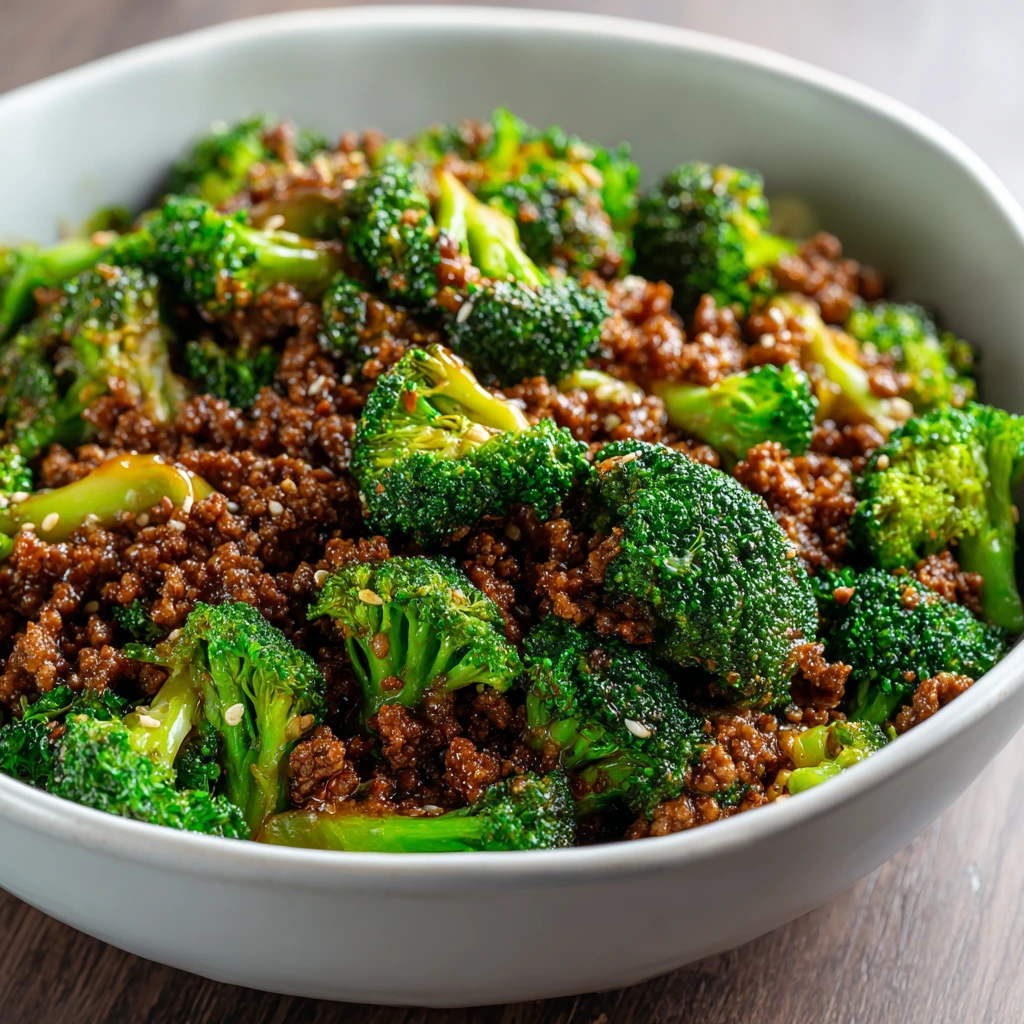 Ground Beef & Broccoli Stir-Fry