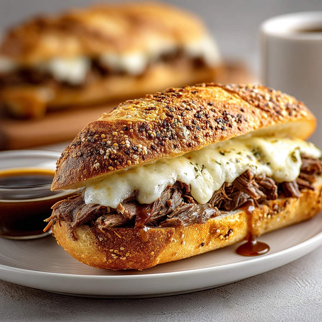 Crock Pot French Dip Sandwiches
