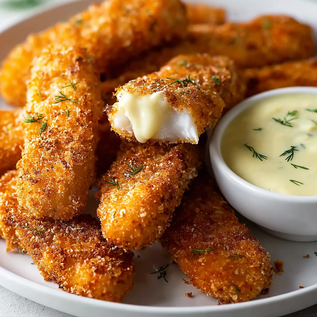 Knuspriger Fisch mit Dip‑Zauber