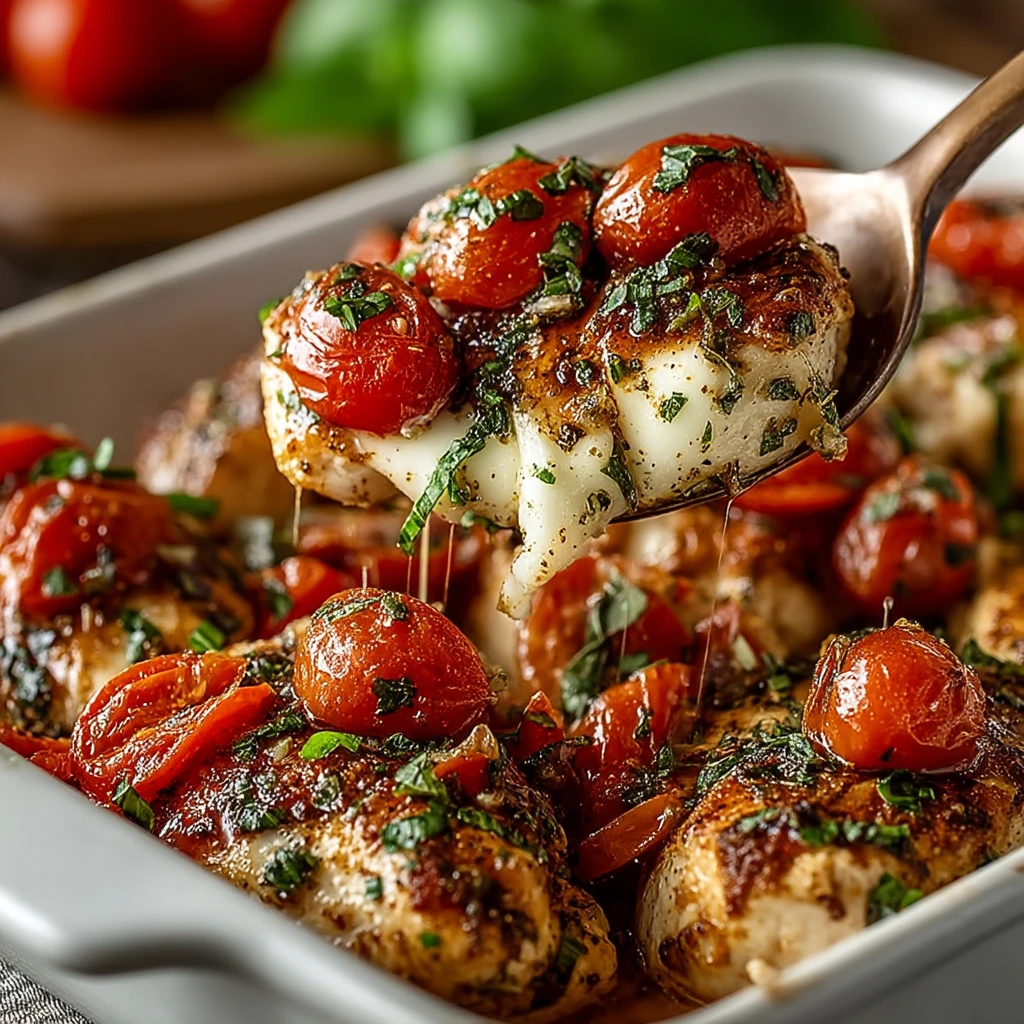 Bruschetta-Chicken-Auflauf (Easy Bruschetta Chicken Bake)