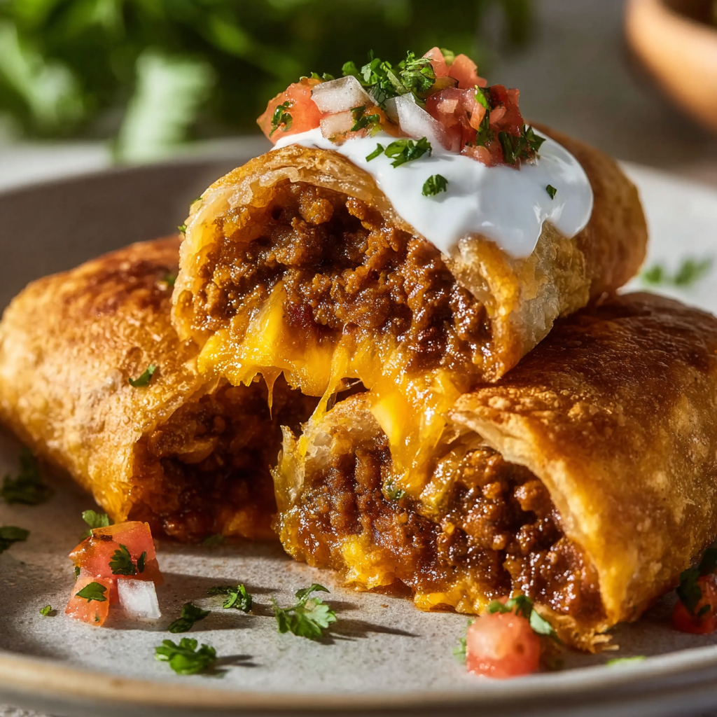 Beef Meximelt Cheesy Taco – Herzhafte Mexi-Bomben