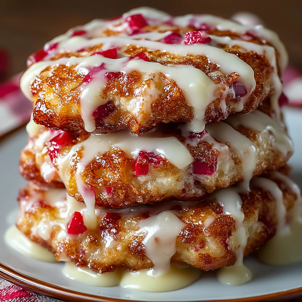 Baked Rhubarb Cinnamon Fritters – Zart, aromatisch & perfekt für jede Gelegenheit