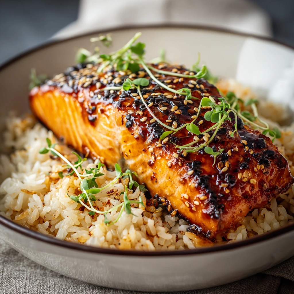 Japanischer Miso-Lachs