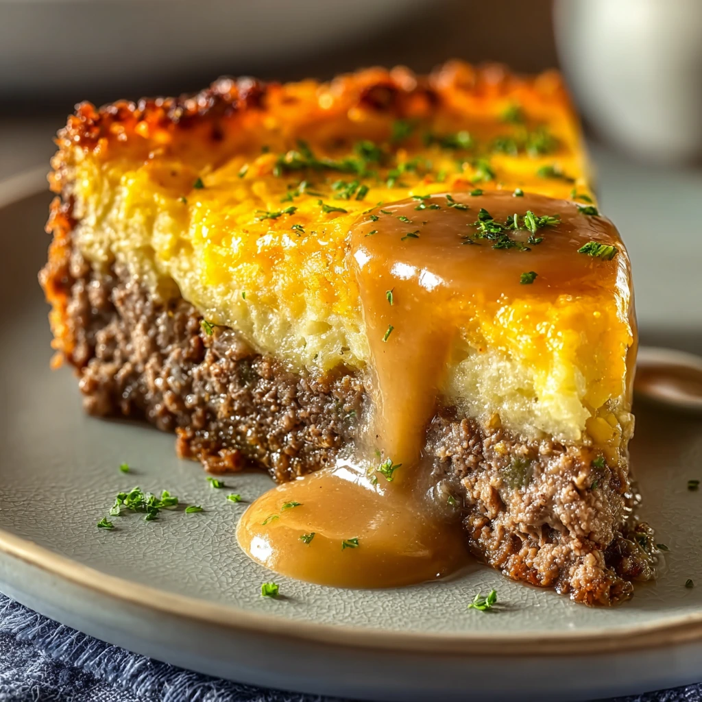 Southern Cheeseburger Pie mit Bisquick