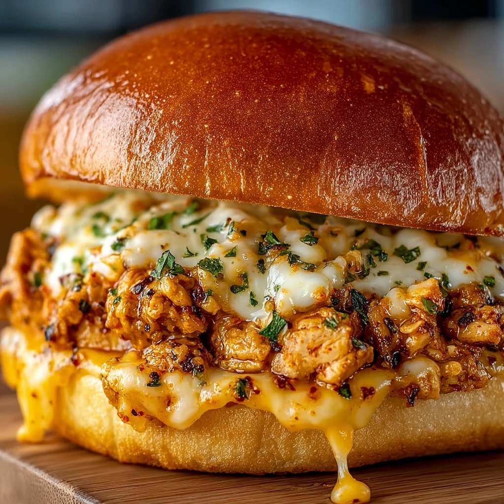 Cajun Spicy Chicken Sloppy Joes