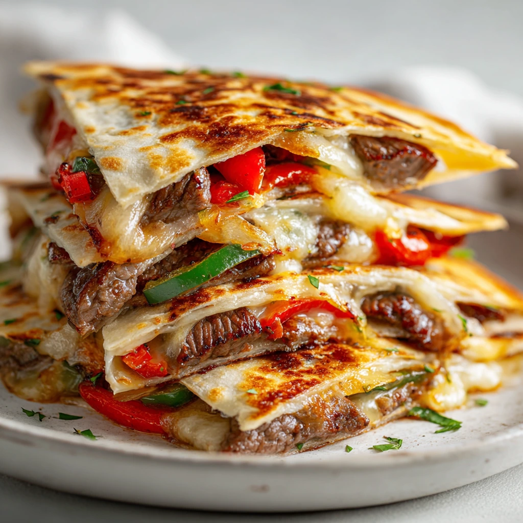 Pepper-Steak Käse Quesadillas – Deftig, scharf & geschmolzen