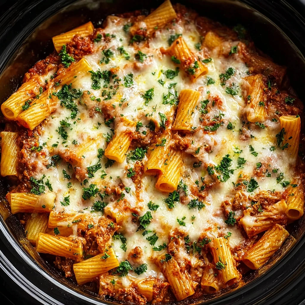 Crockpot Baked Ziti – Dein Komfort-Pasta Gericht