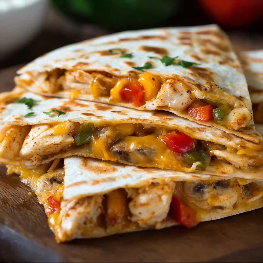 Chicken Fajita Quesadillas