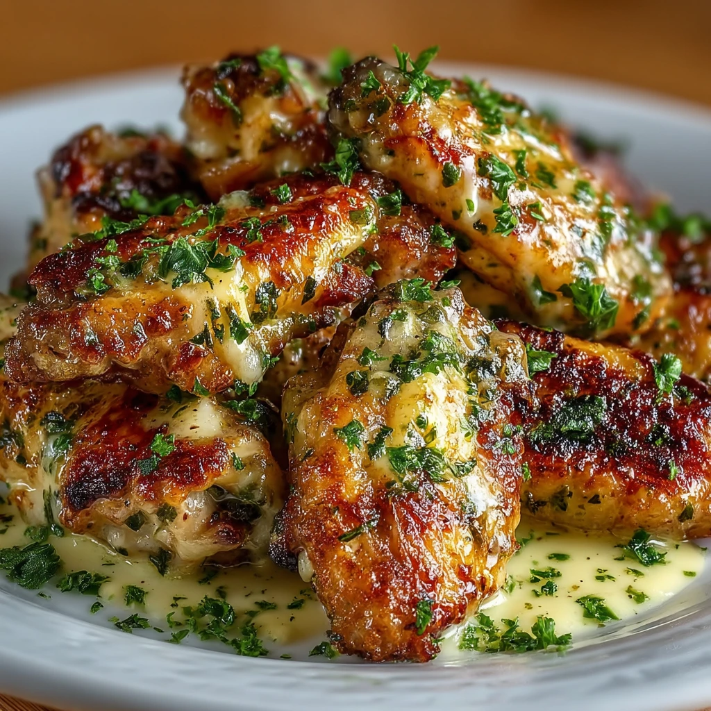 Cremige Alfredo-Chicken-Wings