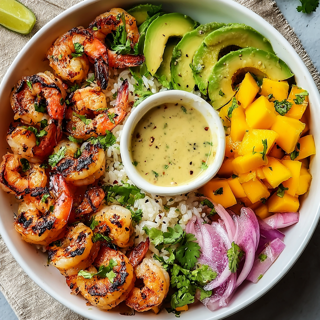 Frischer Mediterranean‑Shrimp‑Avocado Bowl: Lecker, bunt und schnell