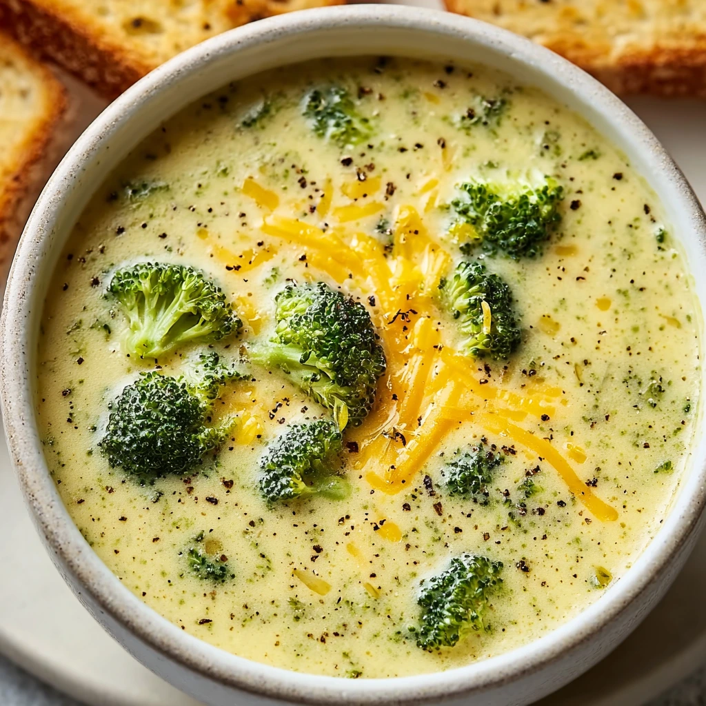 Cremige Brokkoli-Käse-Suppe