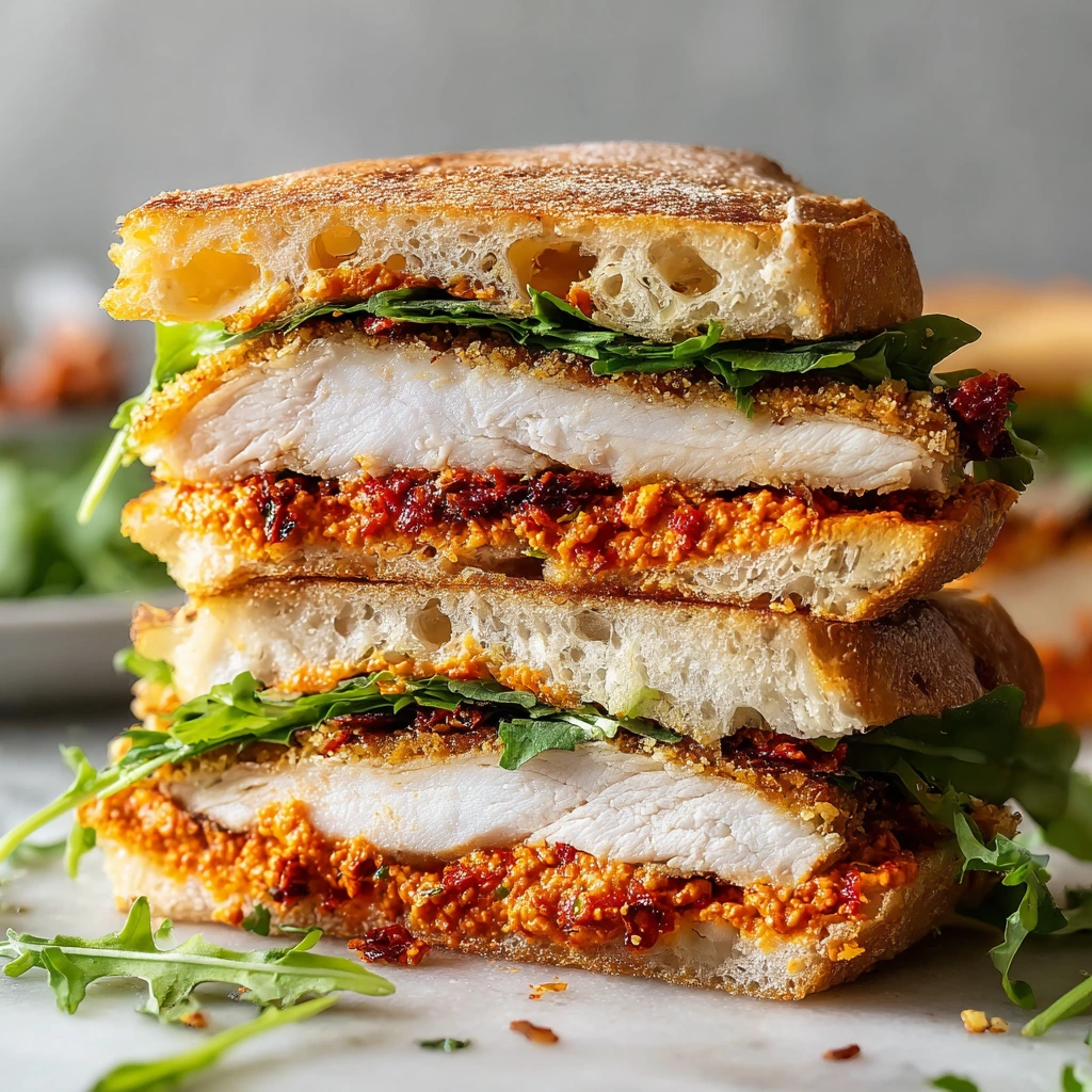 Crunchy Chicken Romesco Sandwich