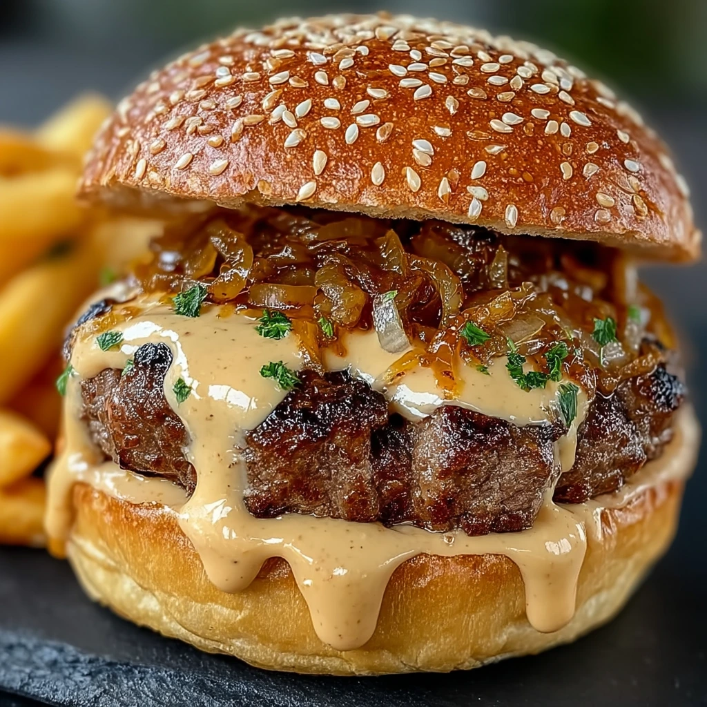 Smash Burgers mit „Baconnaise“-Sauce