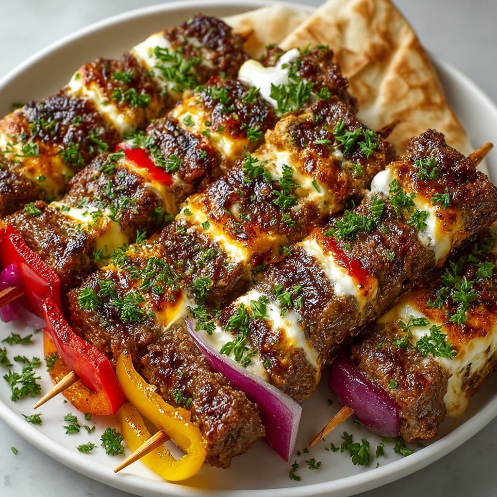 Layered Tortilla-Kebab-Spieße: Ein würziger Genuss vom Grill