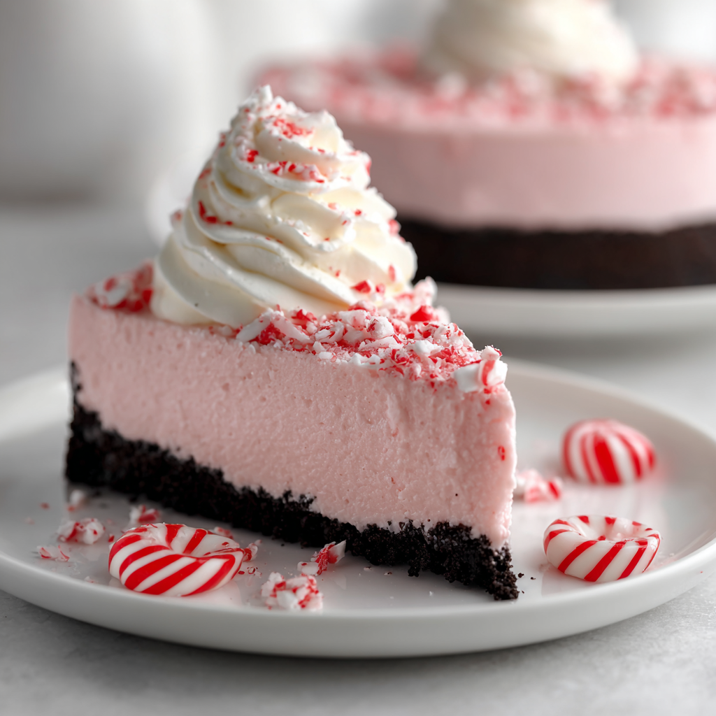 No‑Bake Peppermint Cheesecake – Cremig