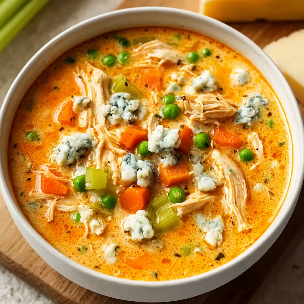 Cremige Buffalo Chicken Soup – Würzig, Herzhaft & Unwiderstehlich