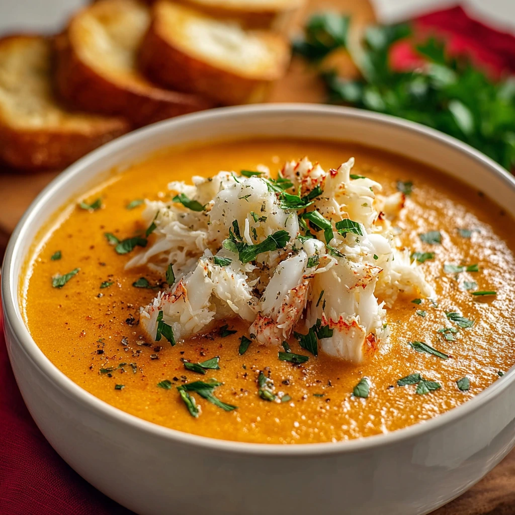Cremige Crab-Bisque