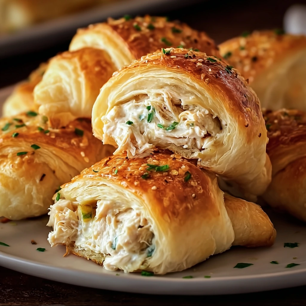Fluffiger Teig trifft cremige Hähnchenfüllung